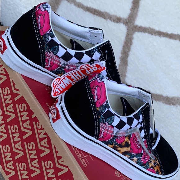 VANS OLD SKOOL ROSE Animalchck True White WMNS - Picture 11 of 16